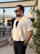 کت اورسایز سفید وِنا یونیسکس از برند زیمورا